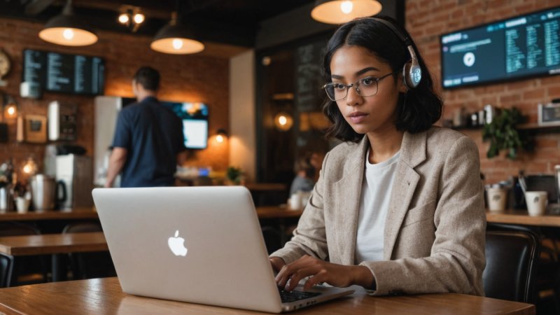 offentlig Wi-Fi sikkerhet, VPN, HTTPS, cybersikkerhet, internett sikkerhet