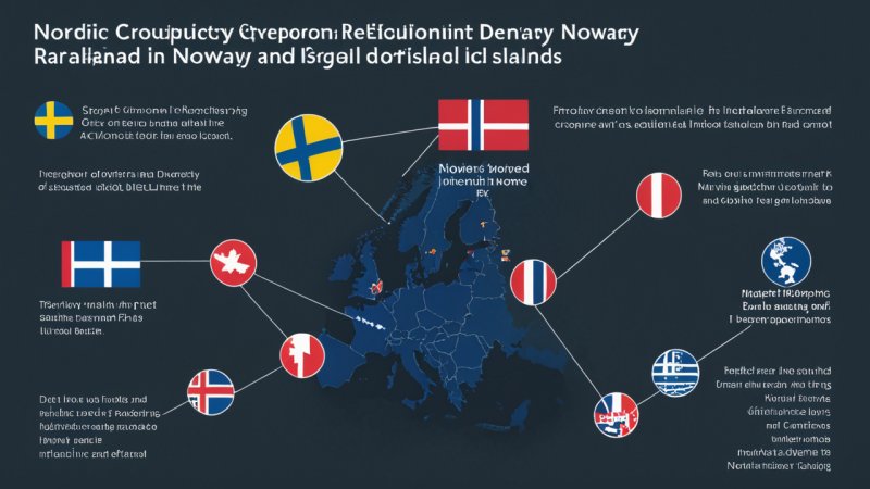 kryptovaluta regulering, nordiske land, Sverige, Norge, Danmark, Finland, Island, blokkjedeteknologi, investering