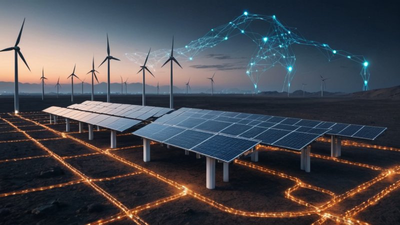 Blockchain, energisektor, fornybar energi, teknologi, gjennomsiktighet, peer-to-peer handel, bærekraft