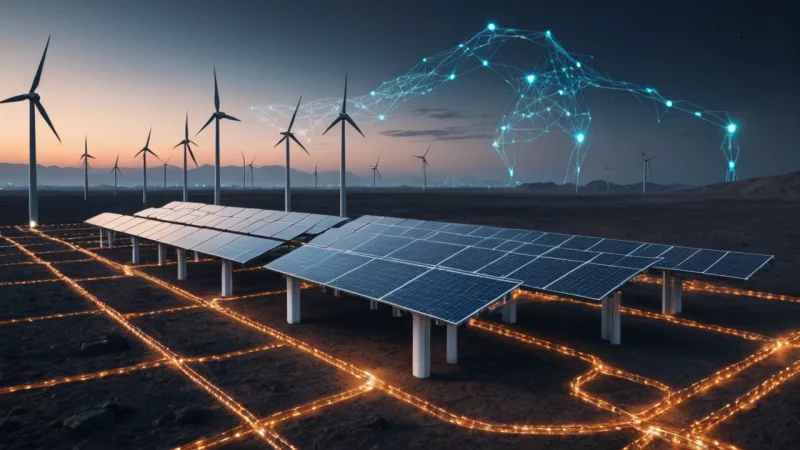 Blockchain, energisektor, fornybar energi, teknologi, gjennomsiktighet, peer-to-peer handel, bærekraft