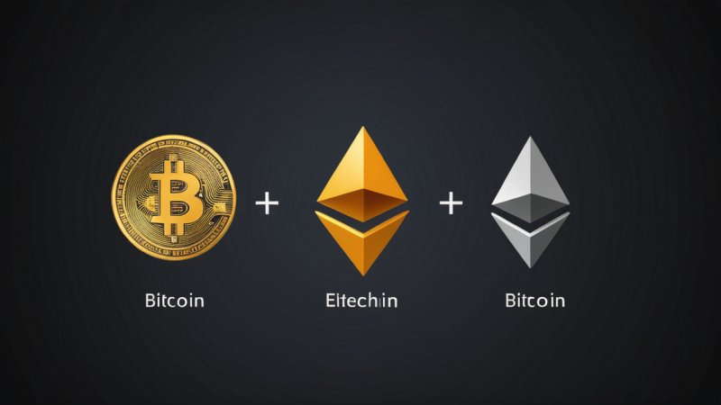 Bitcoin, Ethereum, kryptovaluta, blockchain teknologi, investering, markedsanalyse, digital valuta
